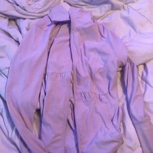 purple athletic jacket